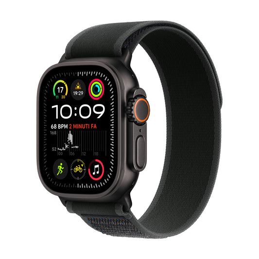 Apple Watch Ultra 2 OLED 49 mm Digital 410 x 502 pixlar Pekskärm 4G Svart GPS Watch Ultra 2, 49mm, GPS + Cellular, OLED, Always-on Retina, S9, Digital Crown, Bluetooth, watchOS