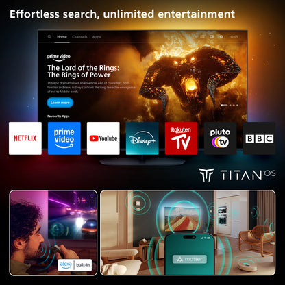 Philips 75MLED910/12 TV-apparat 190,5 cm (75") 4K Ultra HD Smart-TV Wi-Fi Svart