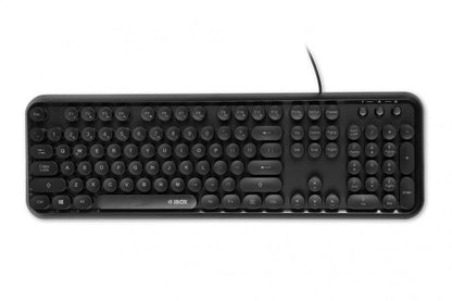 iBox PULSAR tangentbord USB QWERTY Svart