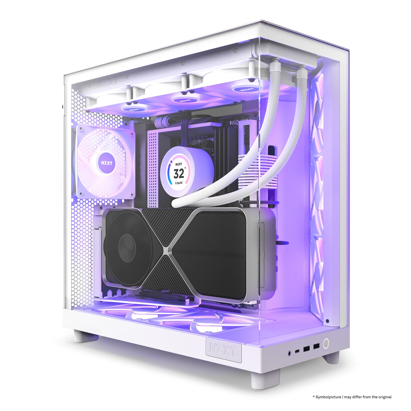 NZXT H6 Flow RGB Midi Tower Vit