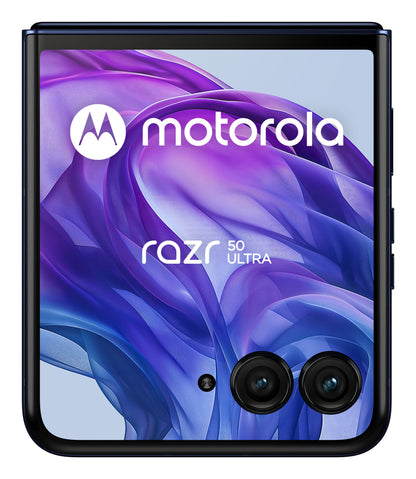 Motorola razr 50 Ultra 17,5 cm (6.9") Dubbla SIM-kort Android 14 5G USB Type-C 12 GB 512 GB 4000 mAh Marinblå