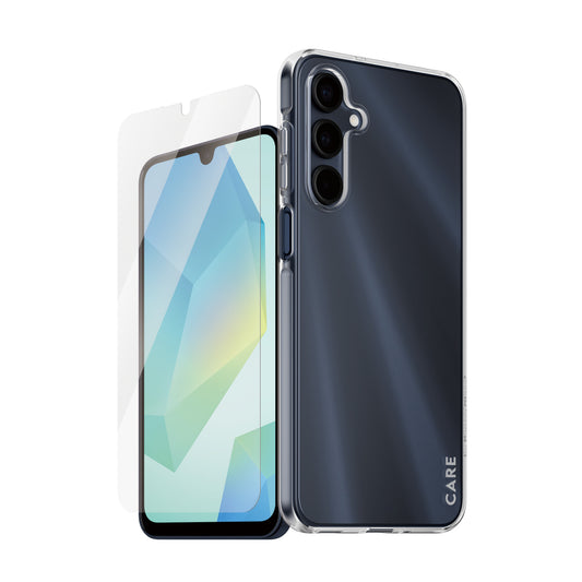 PanzerGlass CARE by ® Fashion 2-in-1 Bundle Samsung Galaxy A16 4G | A16 5G Genomskinligt skärmskydd 1 styck