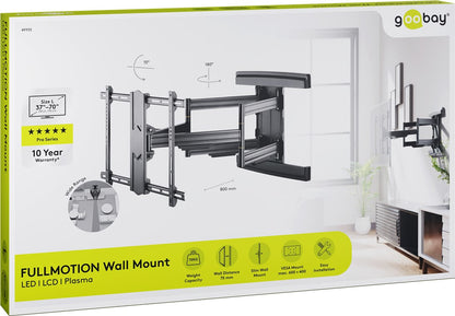 Goobay 49935 tv-fäste 177,8 cm (70") Svart