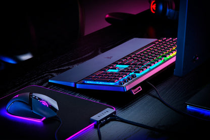 Razer Ornata V3 tangentbord Spela USB QWERTZ tyska Svart