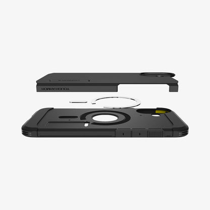 Spigen Tough Armor AI (MagFit) mobiltelefonfodral 15,5 cm (6.1") Mobilskal Svart