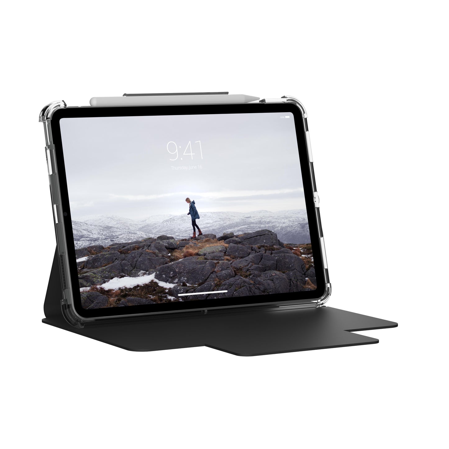 [U] by UAG 12329N314040 iPad-fodral 27,9 cm (11") Folio Svart, Translucent