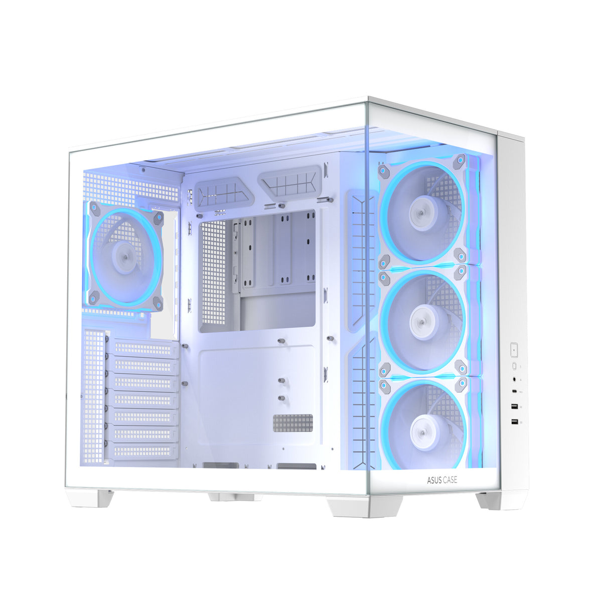 ASUS A32 Plus TG ARGB White Midi Tower Vit