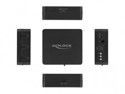 DeLOCK 63395 ljudbrytare Svart