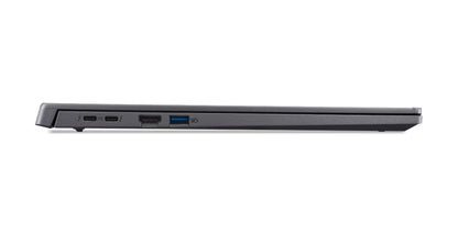 Acer Aspire A16-71M-53B5 Intel Core Ultra 5 125H Bärbar dator 40,6 cm (16") WUXGA+ 16 GB LPDDR5x-SDRAM 512 GB SSD Wi-Fi 6E (802.11ax) Windows 11 Home Grå