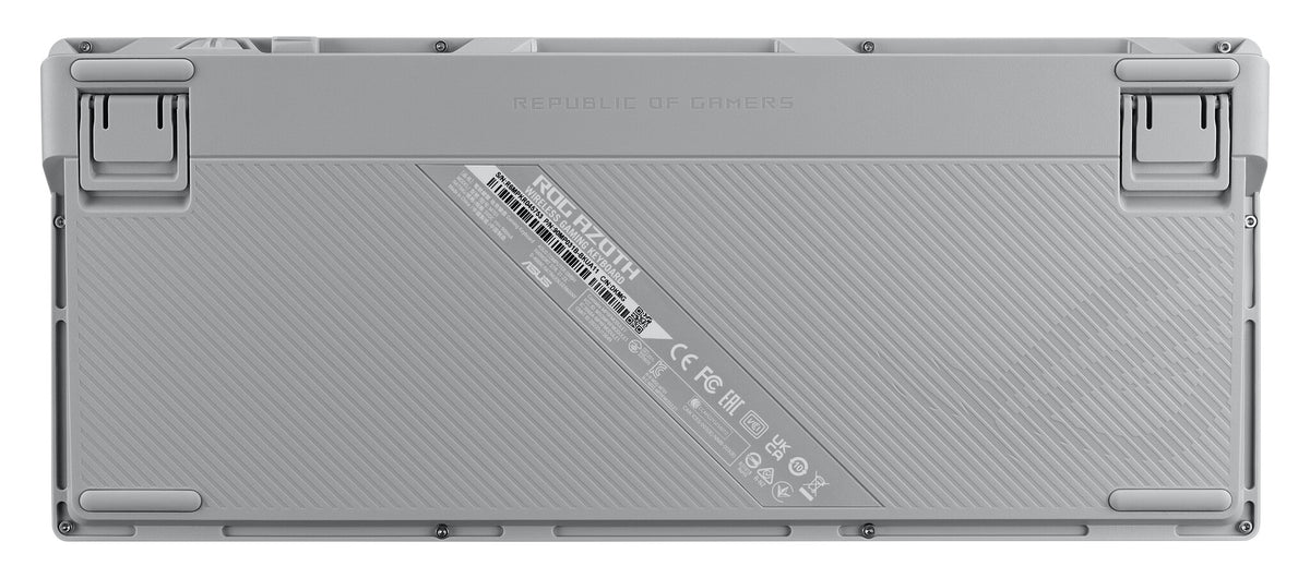 ASUS ROG Azoth White tangentbord Spela USB + RF Wireless + Bluetooth QWERTZ tyska Vit
