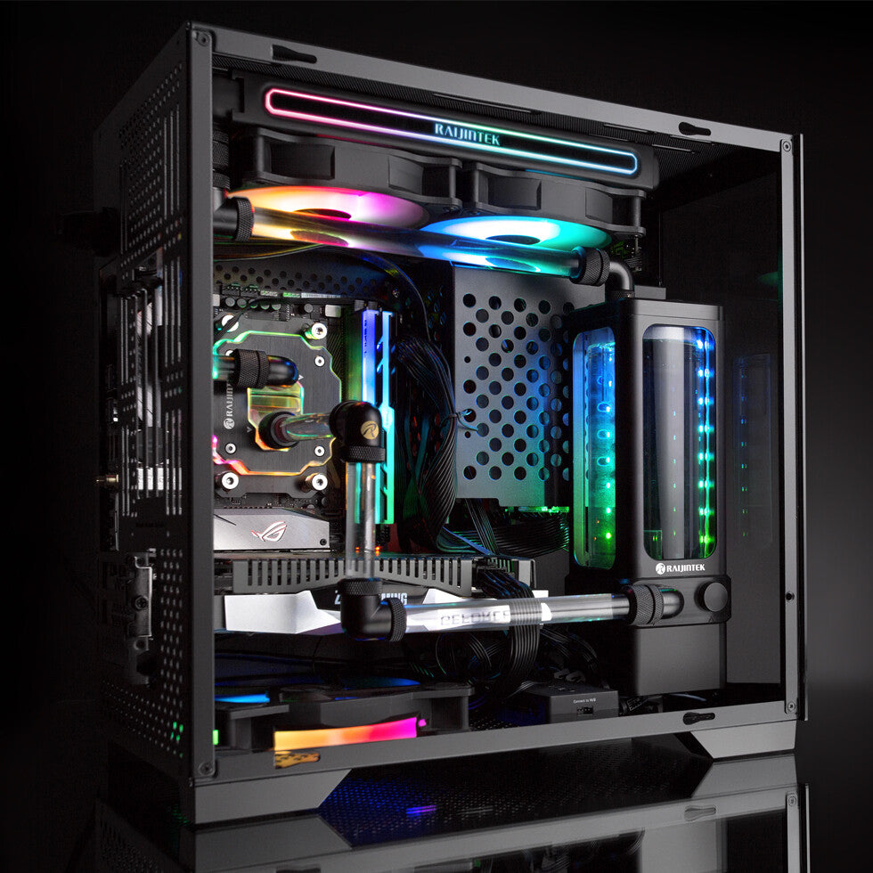 RAIJINTEK PAEAN Mini Mini Tower Svart