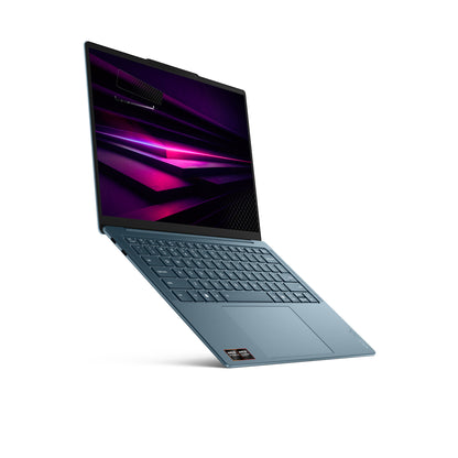 Lenovo Yoga Slim 7 14AGP11 Copilot+ PC AMD Ryzen AI 7 445 Bärbar dator 35,6 cm (14") 2.8K 16 GB 1 TB SSD Wi-Fi 7 (802.11be) Windows 11 Home tyska Turkosblå