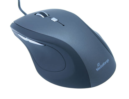 MediaRange MROS202 datormöss Kontor högerhand USB Type-A Optisk 2400 DPI