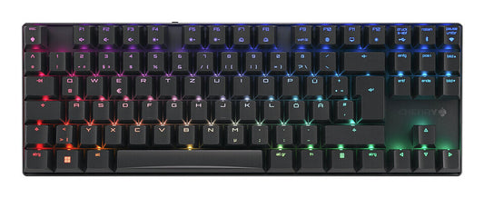 CHERRY MX 8.2 TKL Wireless RGB tangentbord Spela USB + RF Wireless + Bluetooth QWERTZ tyska Svart