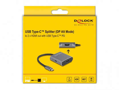 DeLOCK 87805 bilddelare HDMI 2x HDMI