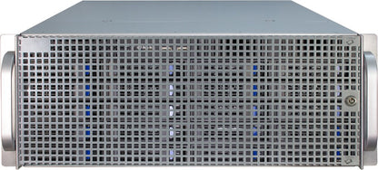 Inter-Tech IPC 4U-4420 Ställning Blå, Rostfritt stål