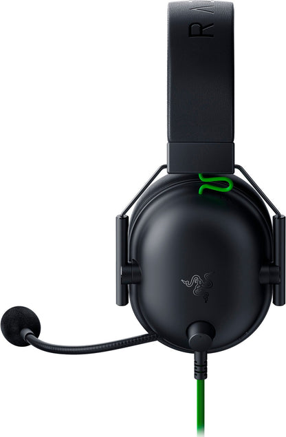 Razer Blackshark V2 X Headset Kabel Huvudband Spela Svart, Grön