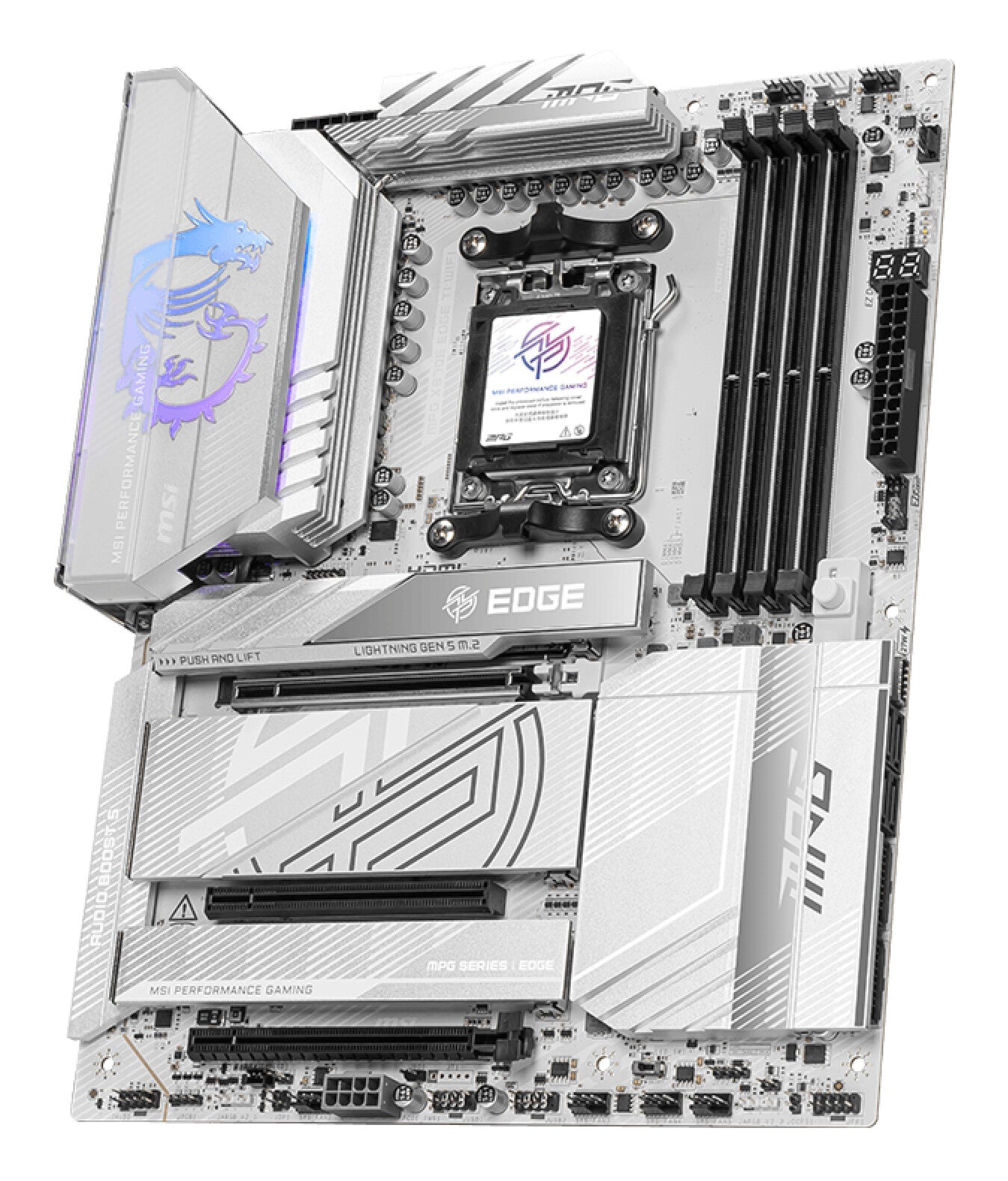 MSI MPG X870E EDGE TI WIFI moderkort AMD X870E AM5-sockel ATX