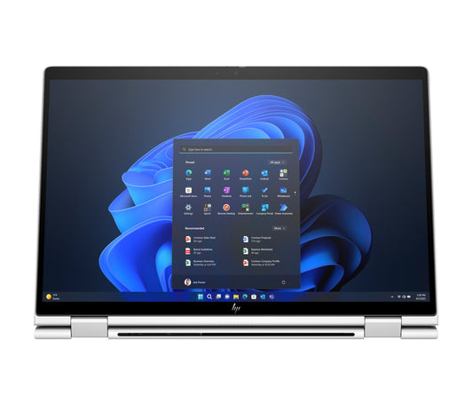 HP Elite x360 1040 G11 Intel Core Ultra 7 155H Hybrid (2-i-1) 35,6 cm (14") Pekskärm WUXGA 32 GB LPDDR5x-SDRAM 1 TB SSD Wi-Fi 6E (802.11ax) Windows 11 Pro AI PC Silver