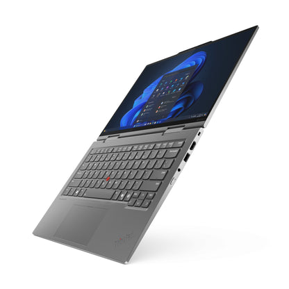 Lenovo ThinkPad X1 2-in-1 Gen 10 Aura Edition Copilot+ PC Intel Core Ultra 5 226V Hybrid (2-i-1) 35,6 cm (14") Pekskärm WUXGA 16 GB LPDDR5x-SDRAM 512 GB SSD Wi-Fi 7 (802.11be) Windows 11 Pro Nordic Grå