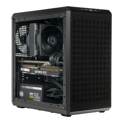 Cooler Master Q300L V2 Mini Tower Svart, Transparent