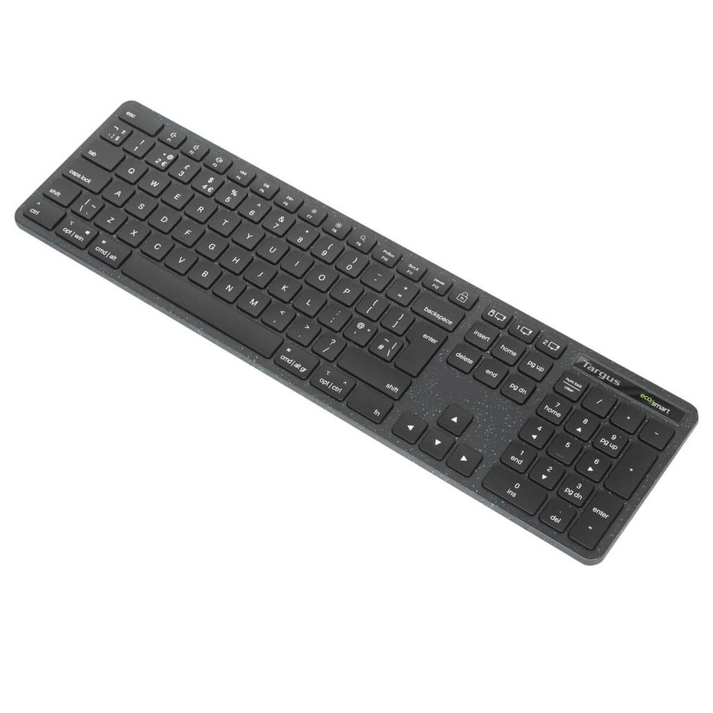 Targus EcoSmart AKB873NO tangentbord Universal Trådlös RF + Bluetooth QWERTY Nordic Svart