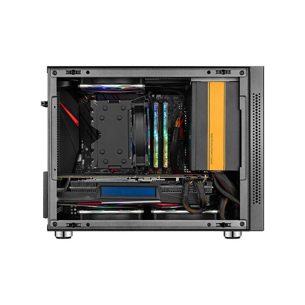 Inter-Tech IM-1 POCKET Micro Tower Svart