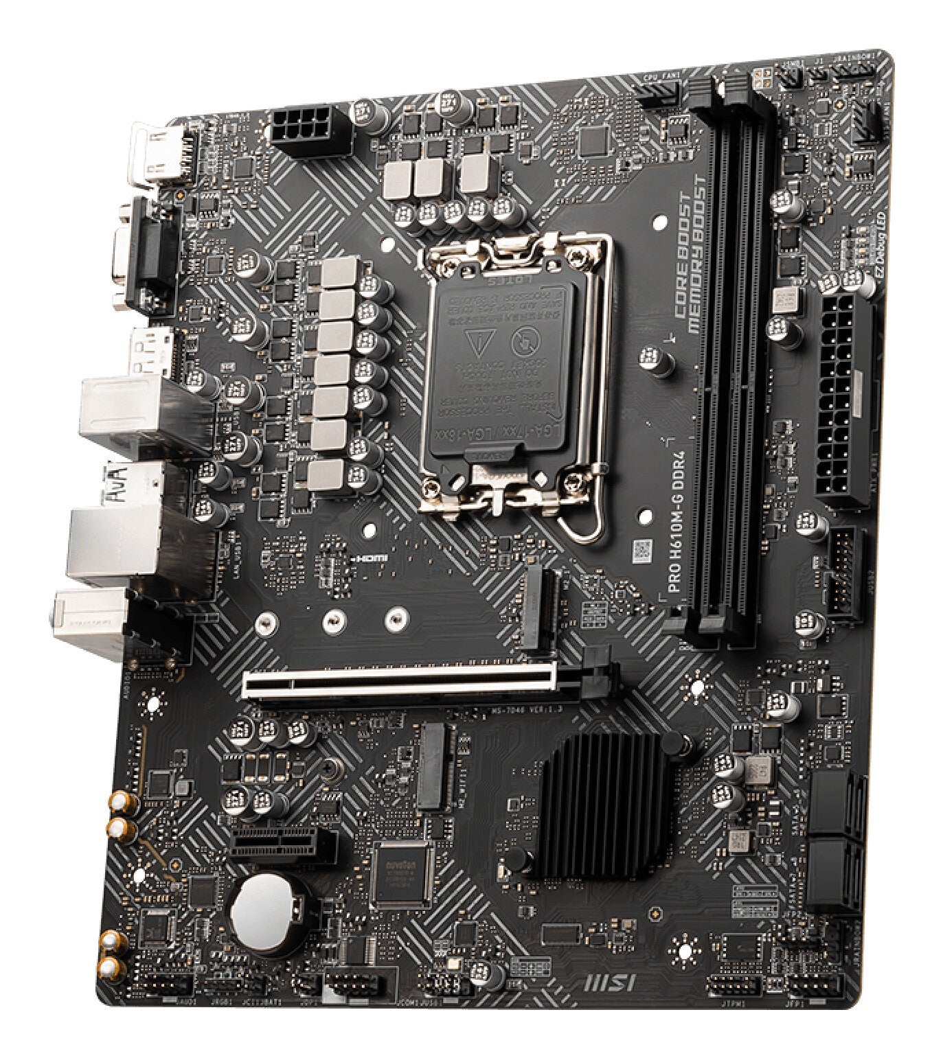 MSI PRO H610M-G DDR4 moderkort Intel H610 LGA 1700 micro ATX
