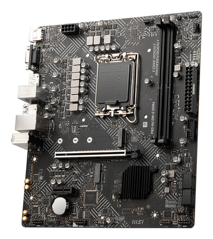MSI PRO H610M-G DDR4 moderkort Intel H610 LGA 1700 micro ATX
