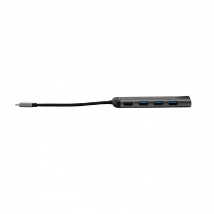 Verbatim 49142 dockningsstationer för bärbara datorer USB 3.2 Gen 1 (3.1 Gen 1) Type-C Svart, Silver