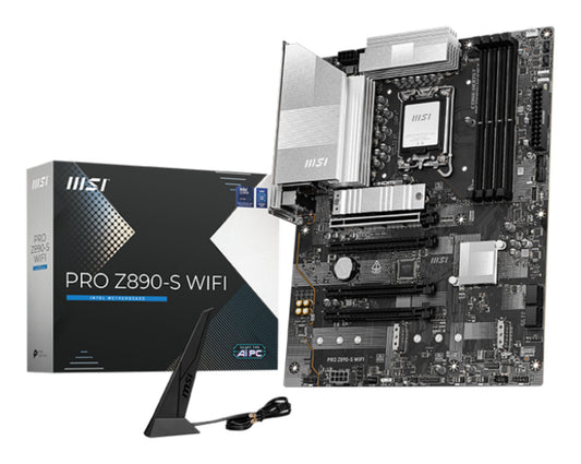 MSI PRO Z890-S WIFI moderkort Intel Z890 LGA 1851 (Socket V1) ATX