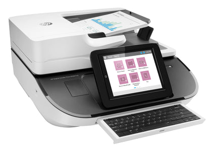 HP Digital Sender Flow 8500 fn2 Flatbädds- och ADF-scanner