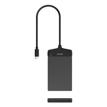 UNITEK Y-1096A dockningsstationer för bärbara datorer USB Type-C Svart