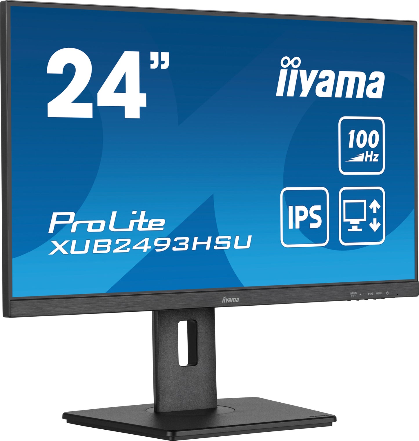 iiyama XUB2493HSU-B7 platta pc-skärmar 60,5 cm (23.8") 1920 x 1080 pixlar Full HD LED Svart