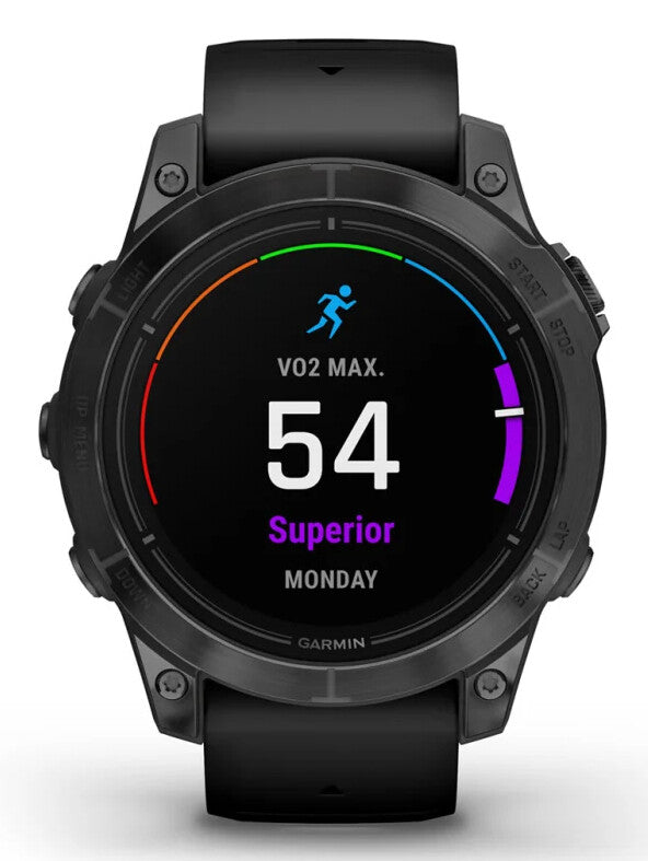 Garmin epix Pro (Gen 2) 3,3 cm (1.3") AMOLED 47 mm Digital 416 x 416 pixlar Pekskärm Grå Wi-Fi GPS