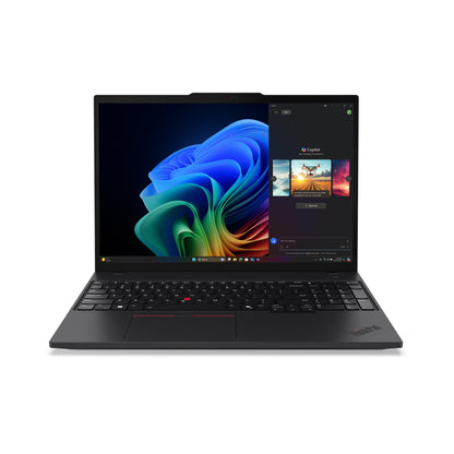 Lenovo ThinkPad T16 Gen 4 (AMD) Copilot+ PC AMD Ryzen AI 7 350 Bärbar dator 40,6 cm (16") WUXGA 32 GB DDR5-SDRAM 1 TB SSD Wi-Fi 7 (802.11be) Windows 11 Pro tyska Svart