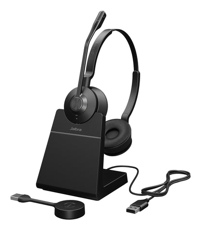 Jabra Engage 55 SE Headset Trådlös Huvudband Kontor/callcenter Svart