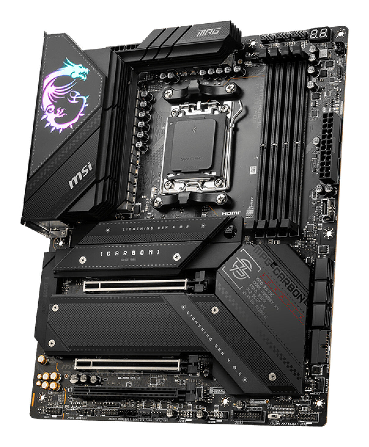 MSI MPG X670E CARBON WIFI moderkort AMD X670 AM5-sockel ATX
