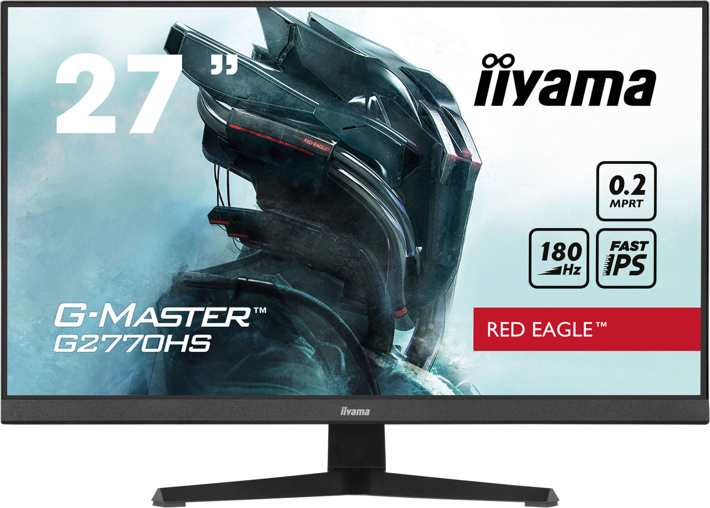 iiyama G-MASTER G2770HS-B1 platta pc-skärmar 68,6 cm (27") 1920 x 1080 pixlar Full HD LCD Svart