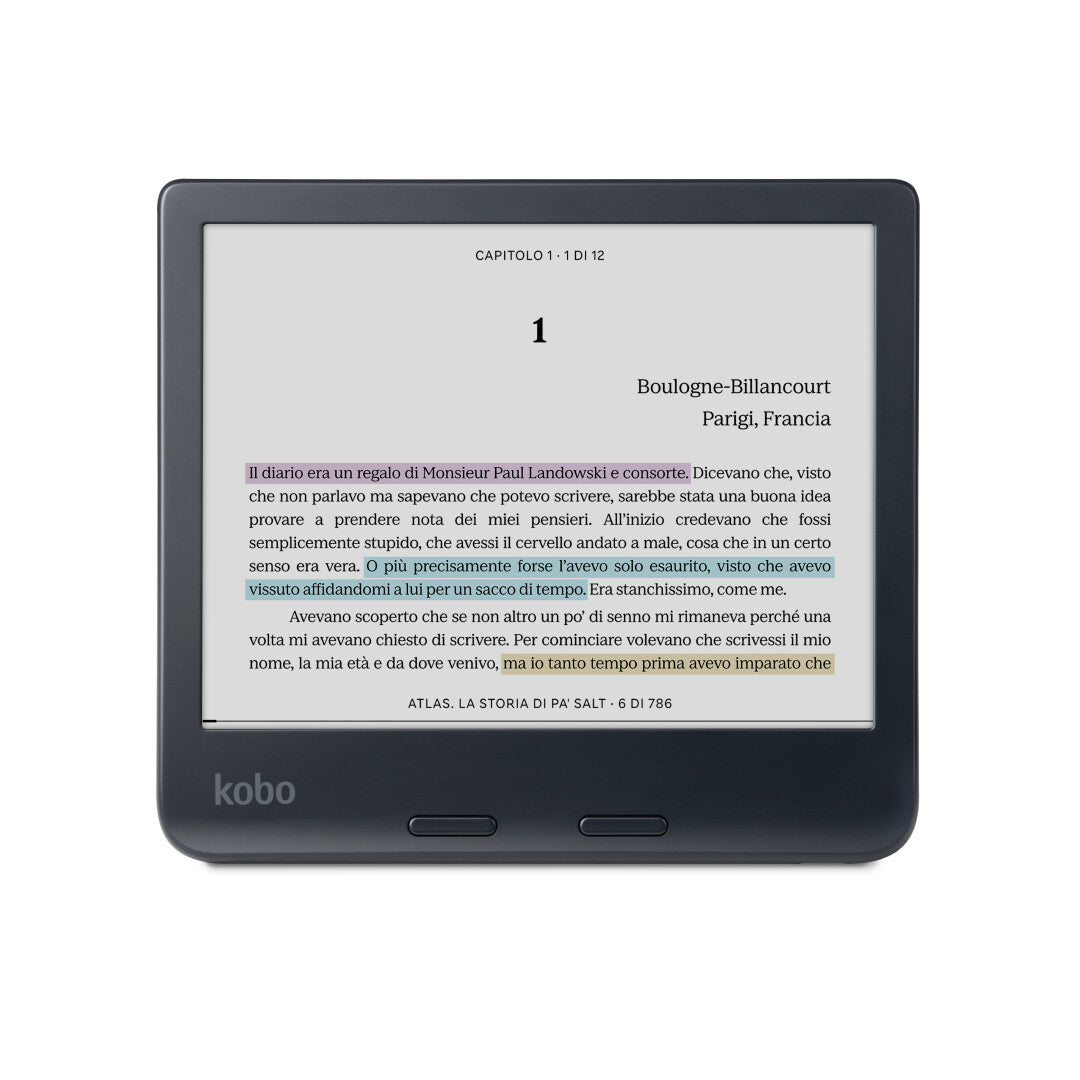 Rakuten Kobo Libra Colour e-bokläsare Pekskärm 32 GB Wi-Fi Svart