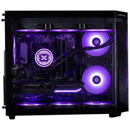 CAPTIVA PC Highend Gaming R90-031 (Ryzen 7 5700X/RTX5070 12GB GDDR7/SSD 1TB/32GB/WLAN/Windows 11 Home 64-bit) AMD Ryzen™ 7 DDR4-SDRAM NVIDIA GeForce RTX 5070 Svart