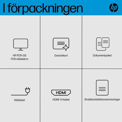 HP P27h G5 FHD-bildskärm