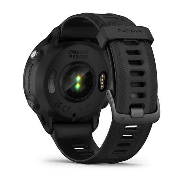 Garmin Forerunner 955 3,3 cm (1.3") MIP 46.5 mm Digital 260 x 260 pixlar Pekskärm Svart Wi-Fi GPS