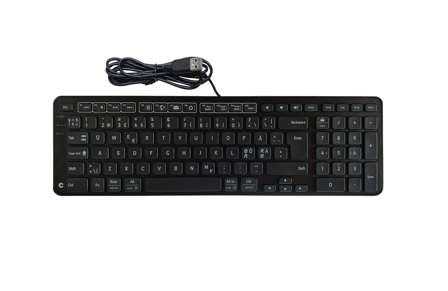 Contour Design Balance Keyboard BK -Wired-PN Version