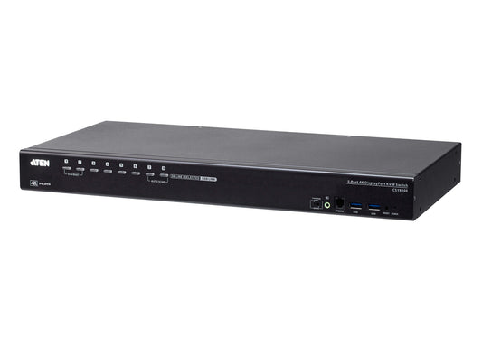 ATEN CS19208 KVM-switchar Rackmontering Svart