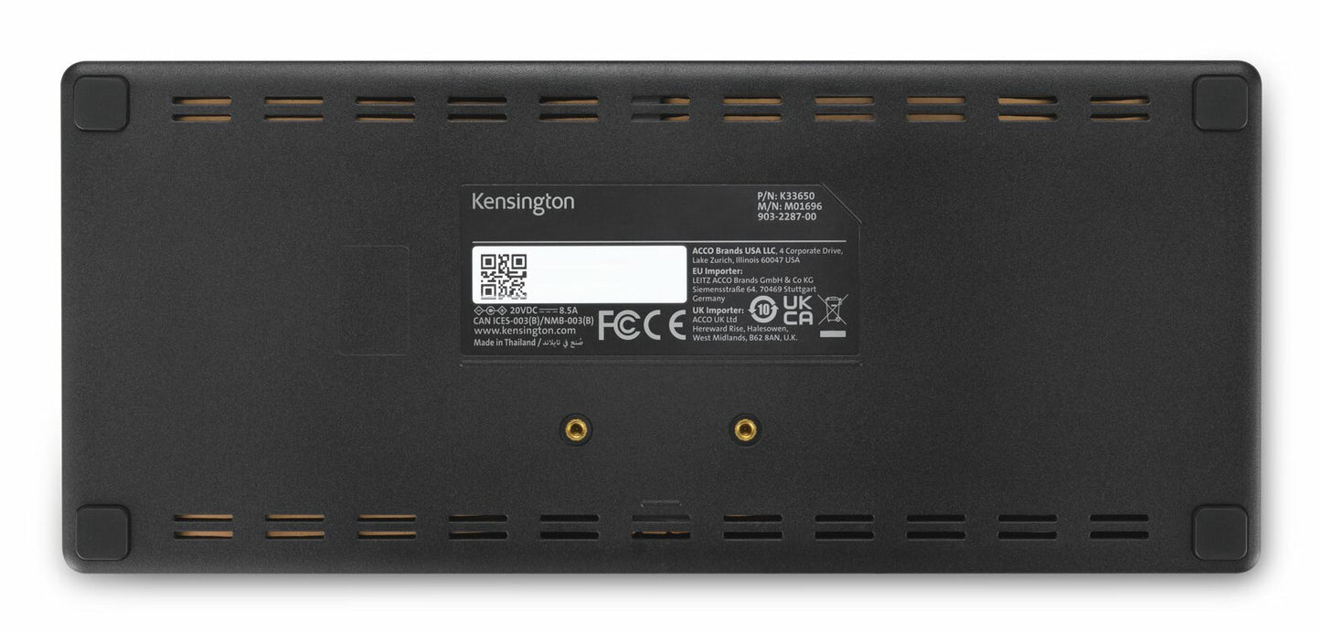Kensington SD4781P USB-C® och USB-A dubbel 4K-dockningsstation