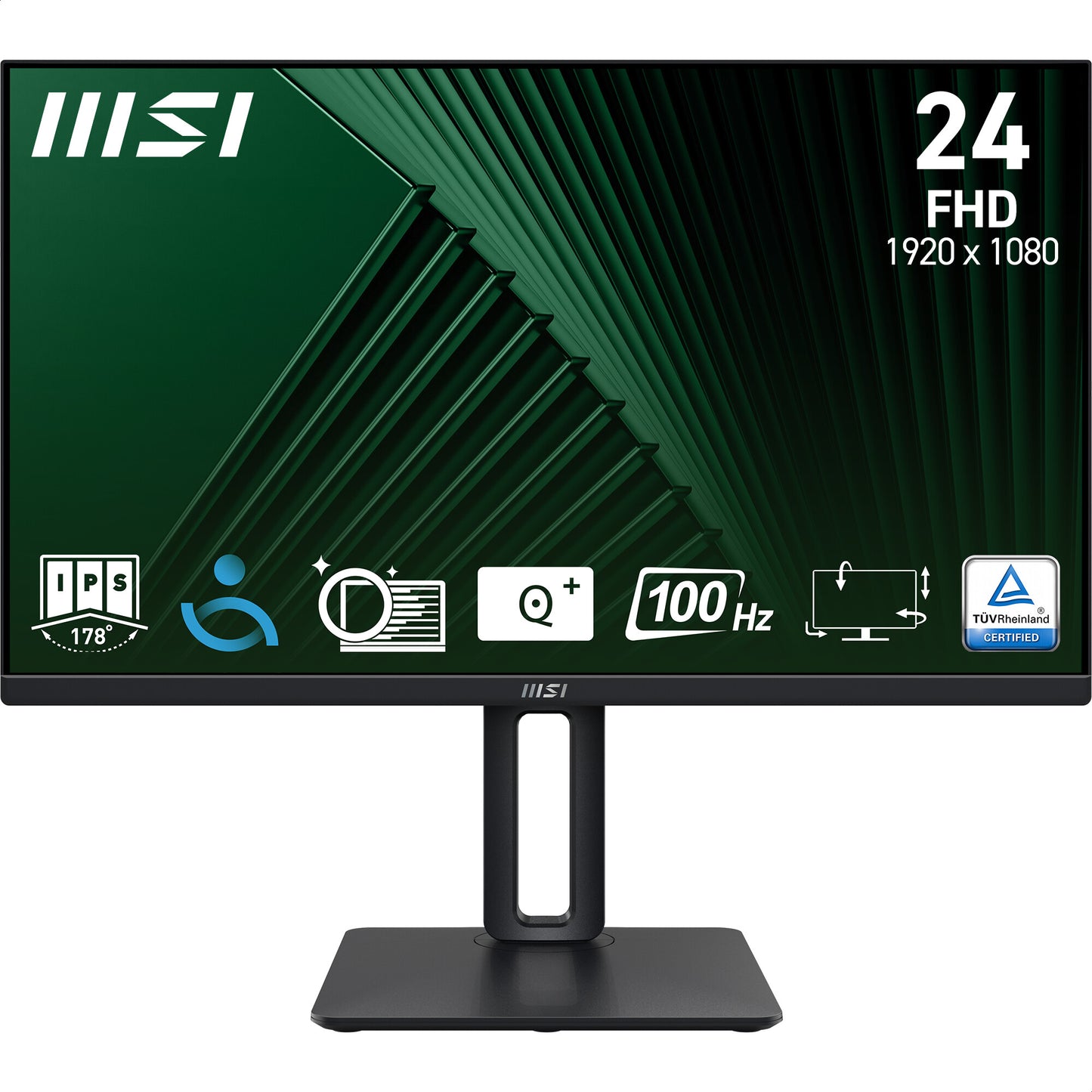 MSI Pro MP245PG platta pc-skärmar 60,5 cm (23.8") 1920 x 1080 pixlar Full HD LCD Svart