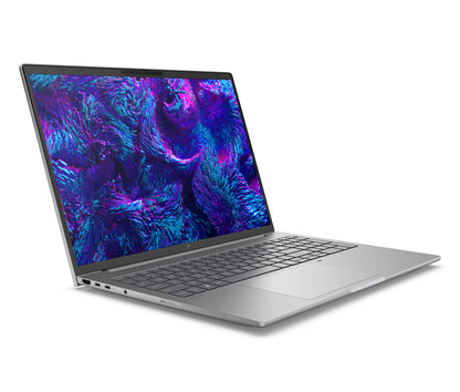 HP ZBook 8 G1i Intel Core Ultra 7 255H Mobil arbetsstation 40,6 cm (16") WQXGA 32 GB DDR5-SDRAM 2 TB SSD NVIDIA RTX PRO 500 Blackwell Wi-Fi 7 (802.11be) Windows 11 Pro Silver