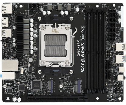 Asrock DeskMeet X600 Skrivbord Svart AMD X600 AM5-sockel