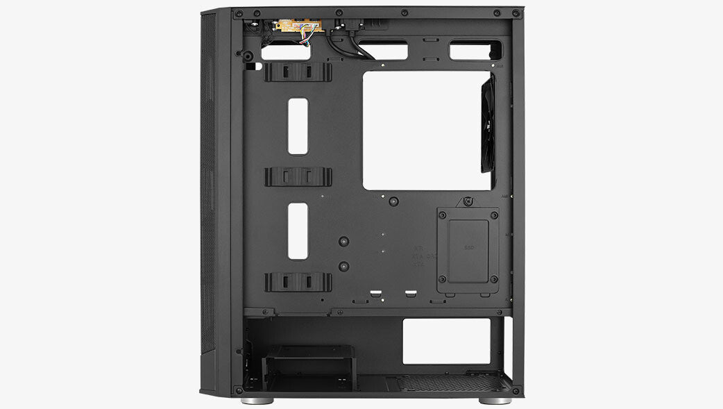 Aerocool Prism-G-BK-v1 Midi Tower Svart